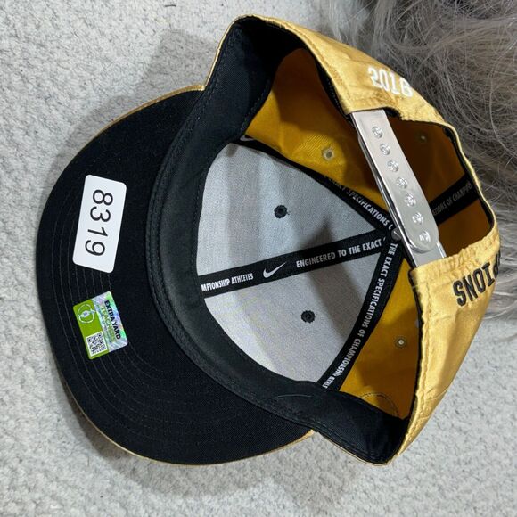 Clemson Tigers Hat Cap Black Gold Snapback NCAA Football 2016 Champions Nike - Picture 15 of 15